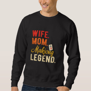 Sudadera Mujer esposa mamá Mahjong leyenda Mahjong Fiesta M
