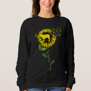 Sudadera Mujer Girasol Español Mastiff Mamá Perro