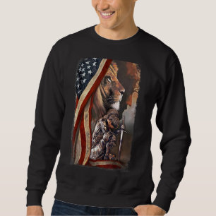 Sudadera Mujer Hijo De Dios Guerrero De Cristo Jesús León D