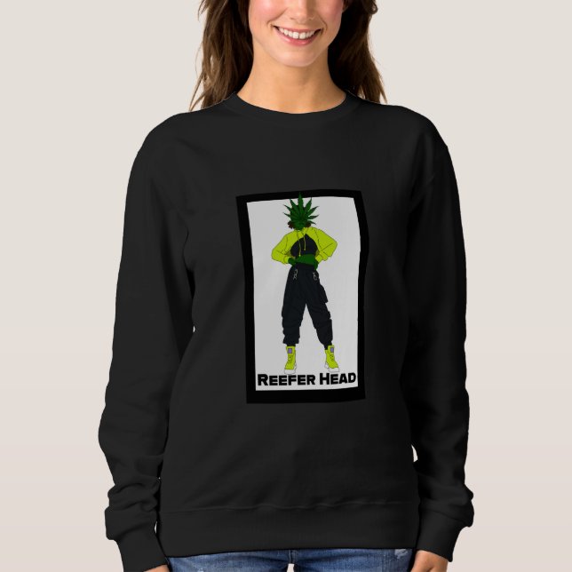 Sudadera Mujer Hiphop Cabeza de Porro (Anverso)