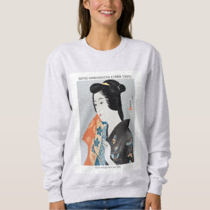 Sudadera Mujer japonesa sosteniendo su toalla - Goyō Hashig