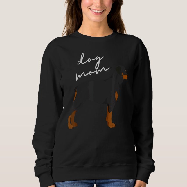 Sudadera Mujer madre de perro de Rottweiler (Anverso)