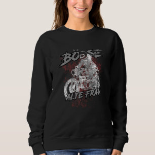 Sudadera Mujer malvada anciana Mamá abuela Bike