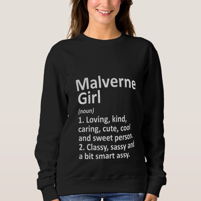 Sudadera Mujer Malverne Chica Ny New York Funny City Home R (Anverso)