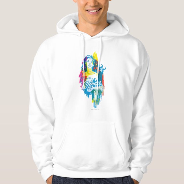 Sudadera Mujer Maravilla colorida 1 (Anverso)