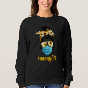 Sudadera Mujer: Nana girasol Vida de la madre Día de la nan