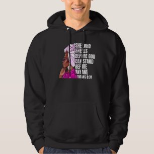 Sudadera Mujer negra norteamericana cita historia negra