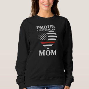 Sudadera Mujer orgullosa bombero mamá bombero bombero premi