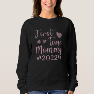 Sudadera Mujer Primera Vez Mamá 2022 Vintage Primera Vez Mo