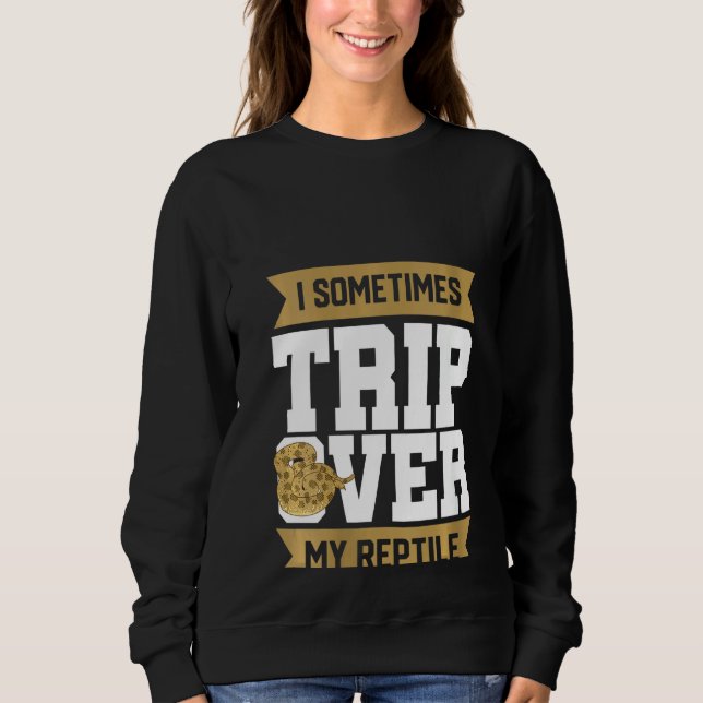 Sudadera Mujer serpiente amante y cuidadora de serpientes (Anverso)