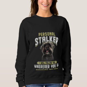 Sudadera Mujer Shih Tzu Personal Stalker Te Seguiré