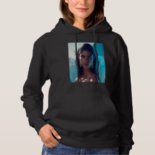 Sudadera Mujer Soñadora Pendientes De Oro Mar Azul Mar Mira
