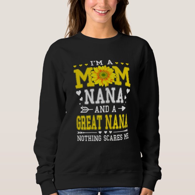 Sudadera Mujer: Soy mamá, Nana, Día de la Madre (Anverso)