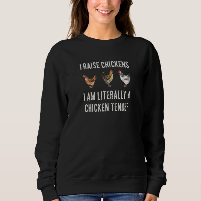 Sudadera Mujer: Soy Mascota de Pollitos de Pollo (Anverso)