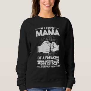 Sudadera Mujer: Soy una orgullosa mamá de la abuela