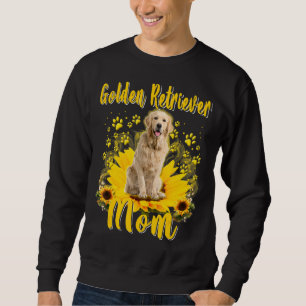 Sudadera Mujer Sunflower Golden Retriever Mom Dog Mother