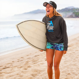 Sudadera Mujer Surfista Sin Miedo a la Ola Surf de Mujeres