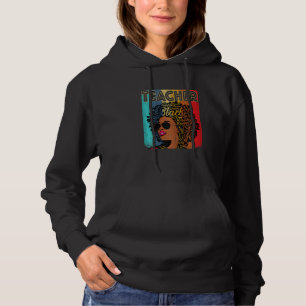 Sudadera Mujer ventilado Melanin Afro Maestra Reina negra H