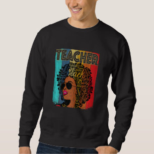 Sudadera Mujer ventilado Melanin Afro Maestra Reina negra H