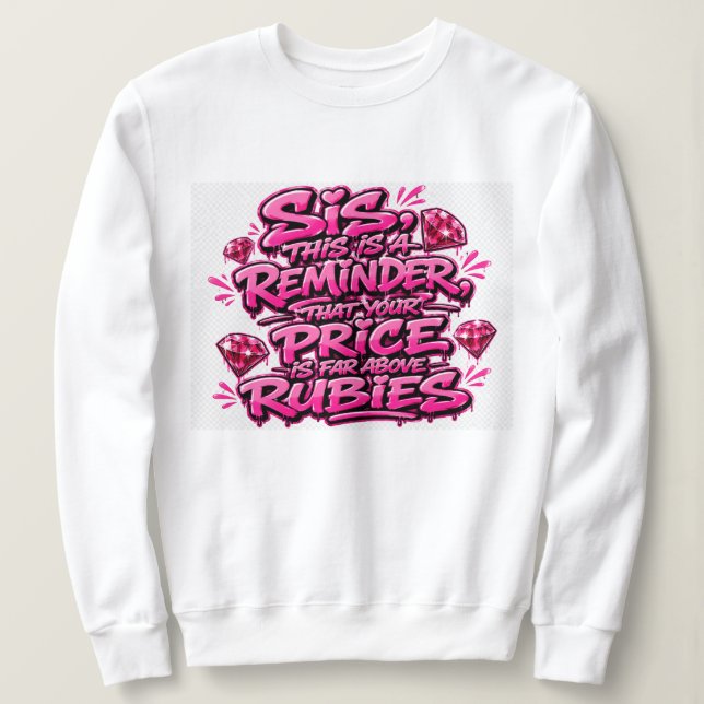 Sudadera Mujer virtuosa (Anverso del diseño)