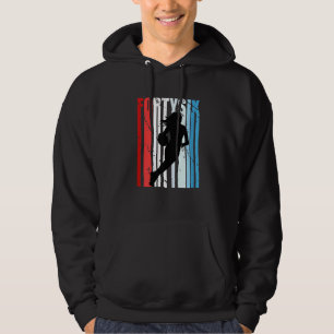 Sudadera Mujeres 46 de Baloncesto Cumpleaños Mujeres Retro