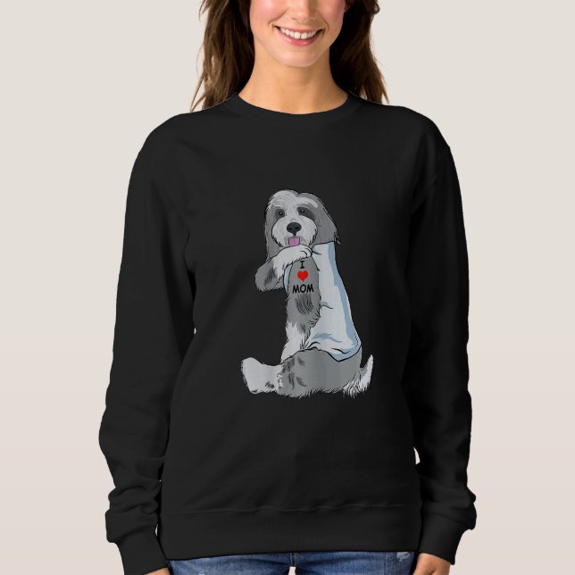 Sudadera Mujeres a las que amo a mamá con el tatuaje de la  (Anverso)