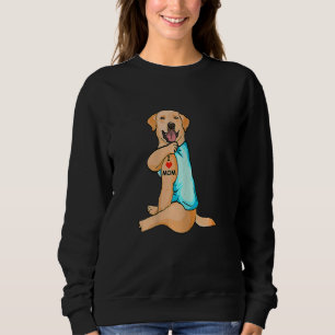 Sudadera Mujeres a las que amo a mamá Tattoo Labrador Mamá