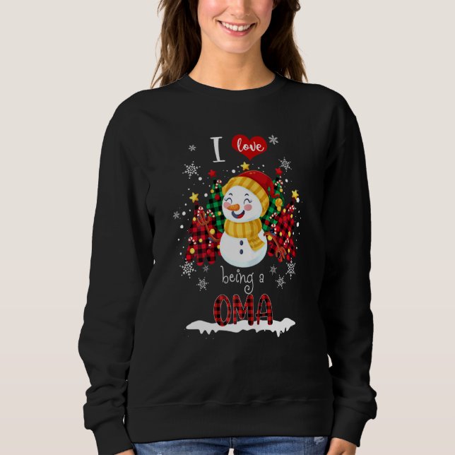 Sudadera Mujeres A Las Que Me Encanta Ser Navidades De Snow (Anverso)