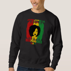 Sudadera Mujeres Africanas Juneton Es Mi Día De La Independ