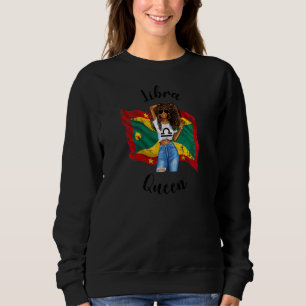 Sudadera Mujeres Afro Granada Libra Reina Africana Granadin