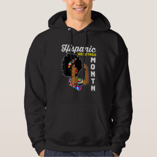 Sudadera Mujeres Afro Latinas del Mes de la Herencia Hispan