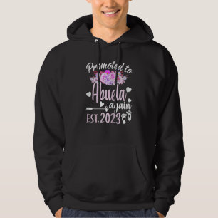 Sudadera Mujeres Ascendidas A Abuela De Nuevo 2023 Madre Fl