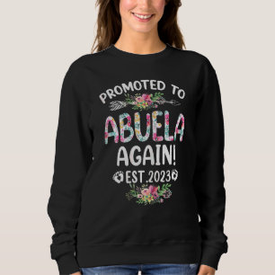 Sudadera Mujeres Ascendidas A Abuela De Nuevo 2023 Madre Fl