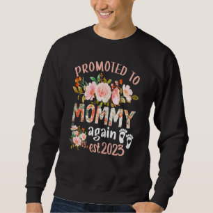 Sudadera Mujeres Ascendidas A Mami De Nuevo 2023