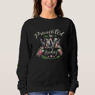 Sudadera Mujeres Ascendidas A Yaya 2022 Flores Primera Vez