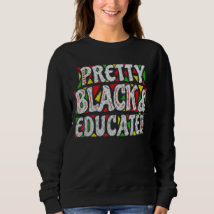 Sudadera Mujeres Bonitos Negra Y Amer Africano Educado