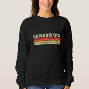 Sudadera Mujeres Brigham City Ut Utah Funny City Home Roots
