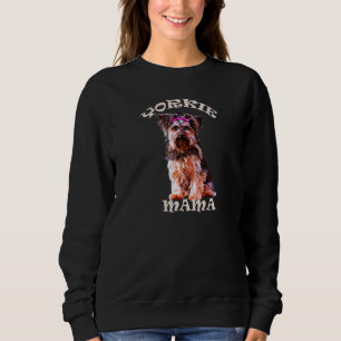 Sudadera Mujeres Cachorro Yorkie Lindo Mama Yorkie Terrier