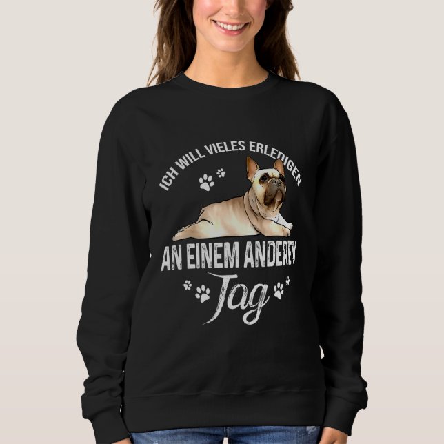 Sudadera Mujeres caninas francesas Bulldog (Anverso)