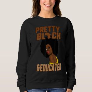 Sudadera Mujeres Chicas Bonito Vestimenta Negra Y Educada, 