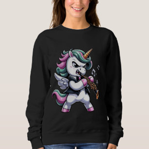Sudadera Mujeres Chicas de Unicornio de Oboe