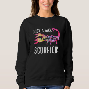 Sudadera Mujeres Chicas que aman Scorpions Horoscope Insect