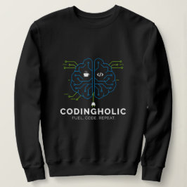 Sudadera Mujeres Circuito Cerebral Tecnológico Código Gráfi