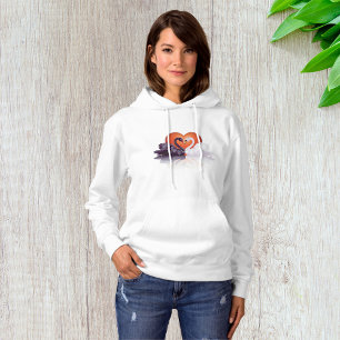 Sudadera Mujeres Cisnes Blancas Y Negras