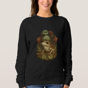 Sudadera Mujeres coleccionistas de hongos calavera de rana 