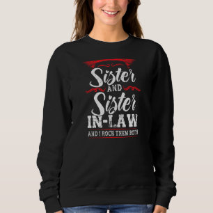 Sudadera Mujeres Con Hermana Y Hermana En Derecho Hermano E