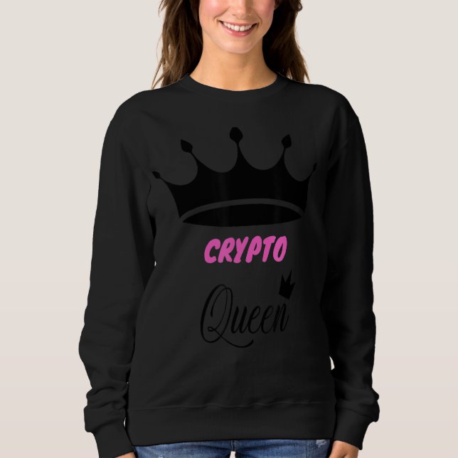 Sudadera Mujeres Crypto Investor (Anverso)