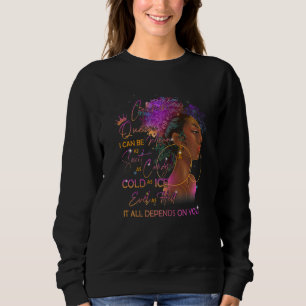 Sudadera Mujeres Cumpleaños Reina Gemini Melanin Afro