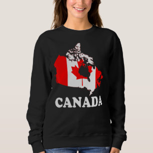 Sudadera Mujeres de Canadá Hombres Niños Bandera Roja de Ho