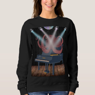 Sudadera Mujeres de Piano de pulpo caprichoso caprichoso